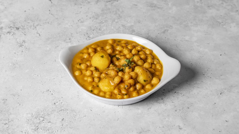Aloo chana, curry de pois chiches et pommes de terre